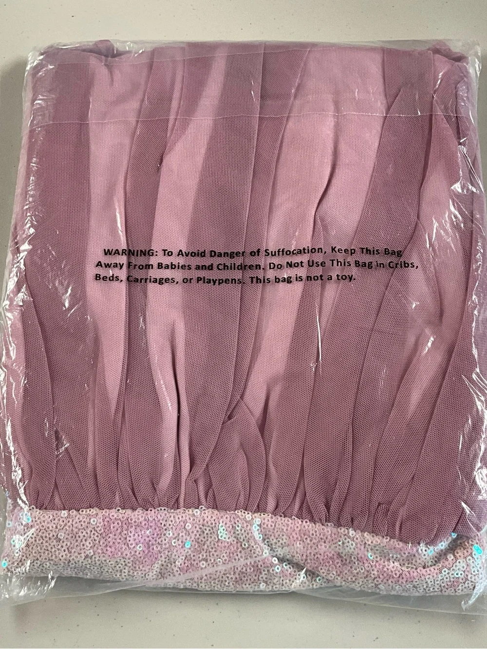Girls' Pink Sequin Unicorn Tulle Dress
